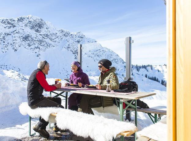 Kulinarische Genussrunde Winter Großes Walsertal