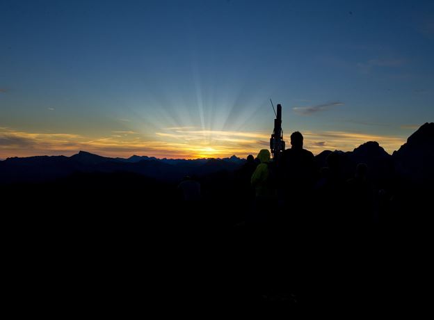 Sonnenaufgangswanderung auf das Zafernhorn mit Wanderführer Florian Müller